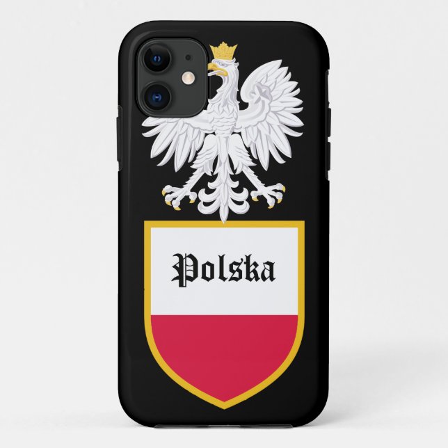 Coques Case-Mate iPhone Drapeau polonais (Dos)