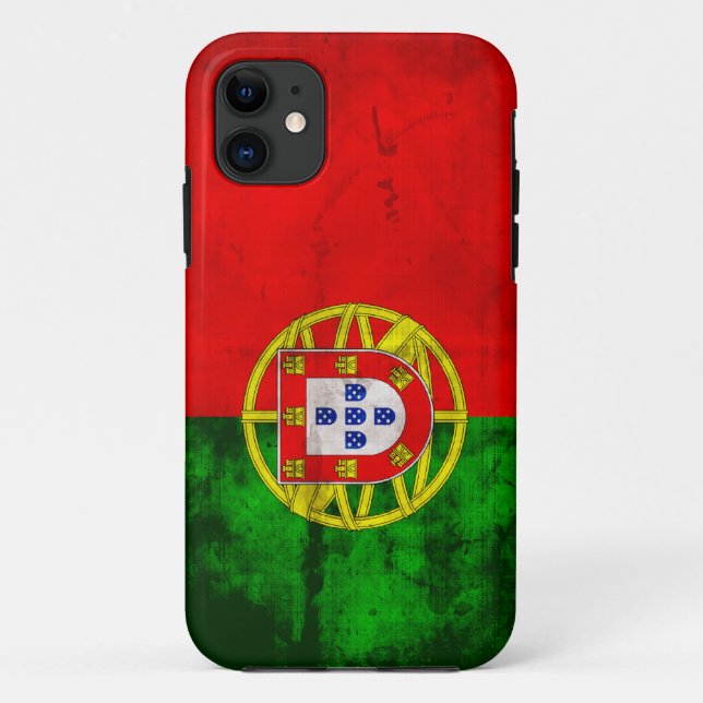 Coques Case-Mate iPhone Drapeau portugais (Dos)