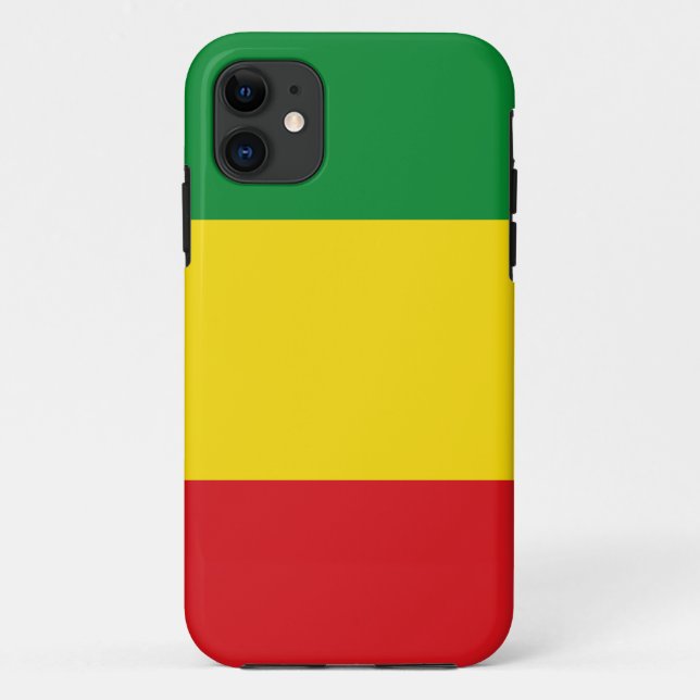 Coques Case-Mate iPhone Drapeau rastafarien Rasta Ethiopie (Dos)