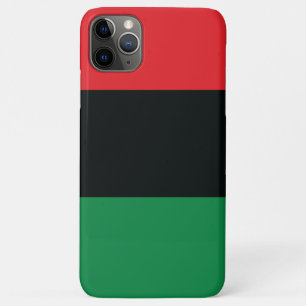 Coque Case-Mate iPhone Drapeau rouge, noir et vert