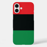 Drapeau rouge, noir et vert