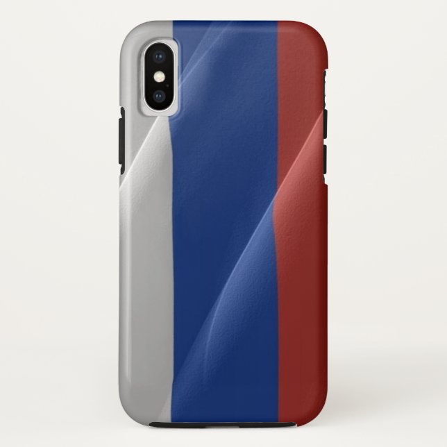 Coques Case-Mate iPhone drapeau russe - (Dos)