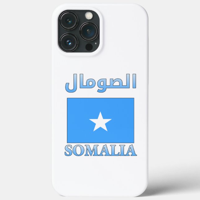 Coques Case-Mate iPhone Drapeau somalien Anglais Anglais et arabe Cool Wor (Verso)