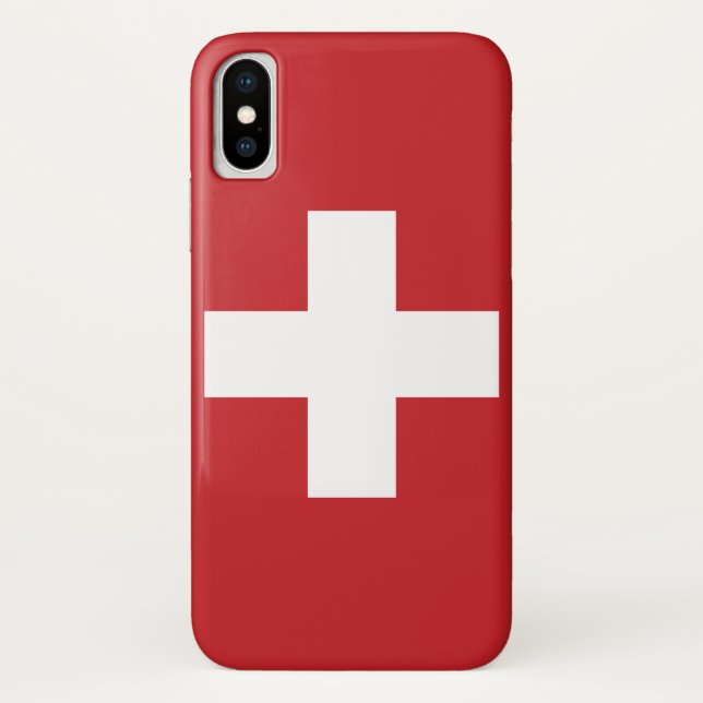 Coques Case-Mate iPhone Drapeau Suisse (Dos)