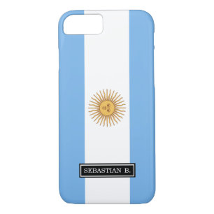 Coque iPhone 8/7 Drapeau traditionnel de l'Argentine