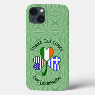 Case-Mate iPhone Case Drapeau trèfle personnalisé américain irlandais gr