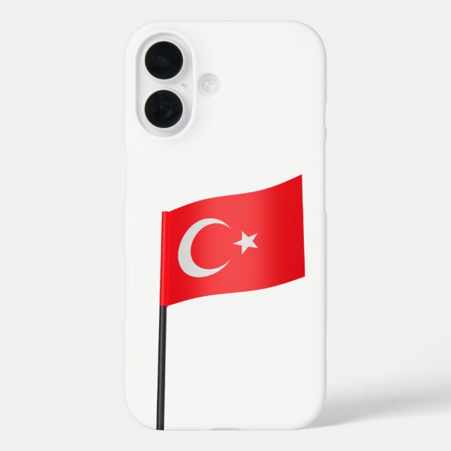 Coques Case-Mate iPhone Drapeau turc (Verso)