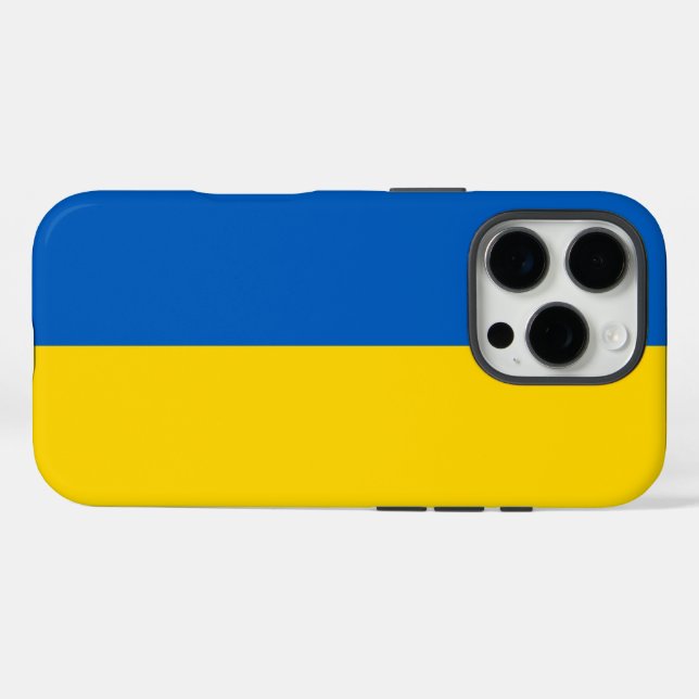 Coques Case-Mate iPhone Drapeau Ukraine (Verso (horizontal))