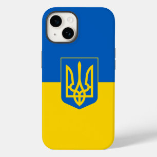 Coque Case-Mate iPhone Drapeau ukrainien avec armoiries