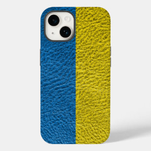 Coque Case-Mate iPhone Drapeau ukrainien en cuir