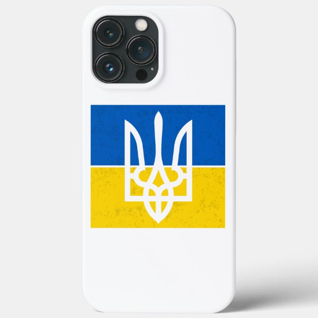 Coques Case-Mate iPhone Drapeau ukrainien et armoiries. Ukraine (Verso)