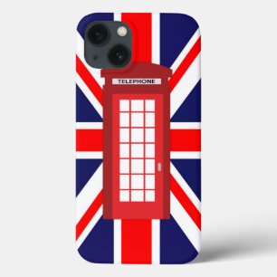 Etui iPhone 13 drapeau Union Jack de la boîte de téléphone britan
