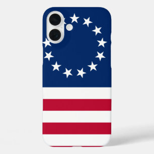 Coque Pour iPhone 16 Plus drapeau usa betsy