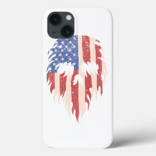 Case-Mate iPhone Case Drapeau USA Crâne Barbe   Design Patriotique Détre