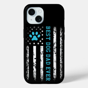 Coque Case-Mate iPhone Drapeau USA Meilleur Papa Chien Déjà Incroyable Am