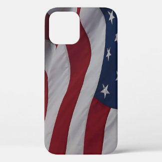 Case-Mate iPhone Case Drapeau USA Waving Fabric