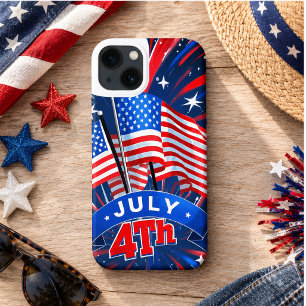 Case-Mate iPhone Case Drapeaux américains 4 juillet