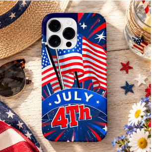 Coque Case-Mate iPhone Drapeaux américains 4 juillet