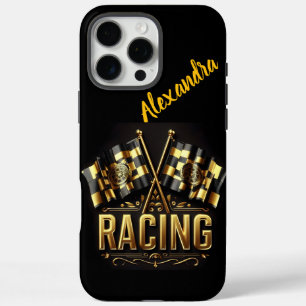 Coque iPhone 16 Pro Max Drapeaux de victoire montrant l'excitation dans la