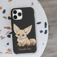 Drawing of a Fennec, Desert Fox, en dessin animé