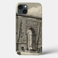 Drawing of Porte Saint-Denis Monument