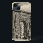 iPhone 13 Coque Drawing of Porte Saint-Denis Monument<br><div class="desc">A great drawing of Porte Saint-Denis, a French monument located in the city of Paris. Built in 1672 to replace a gate in the city wall this drawing depicts the triumphal arch in its early days. This would make a great gift for someone who likes to travel or enjoys French...</div>