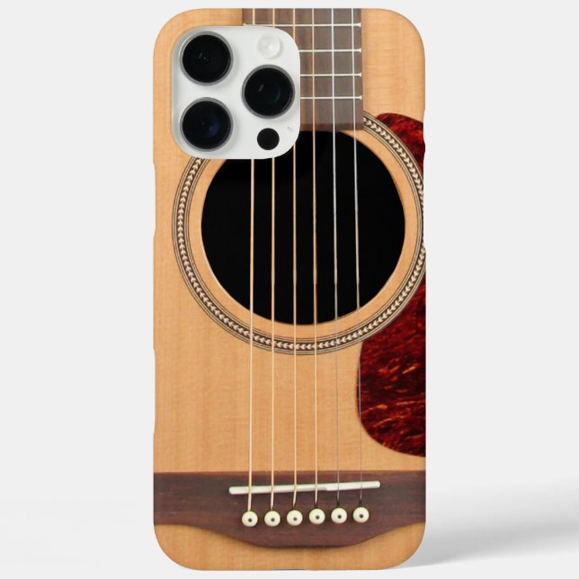 Coques Case-Mate iPhone Dreadnoud Acoustique 6 cordes Guitare (Verso)