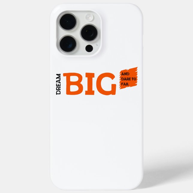 Coques Case-Mate iPhone Dream Big Motivation (Verso)