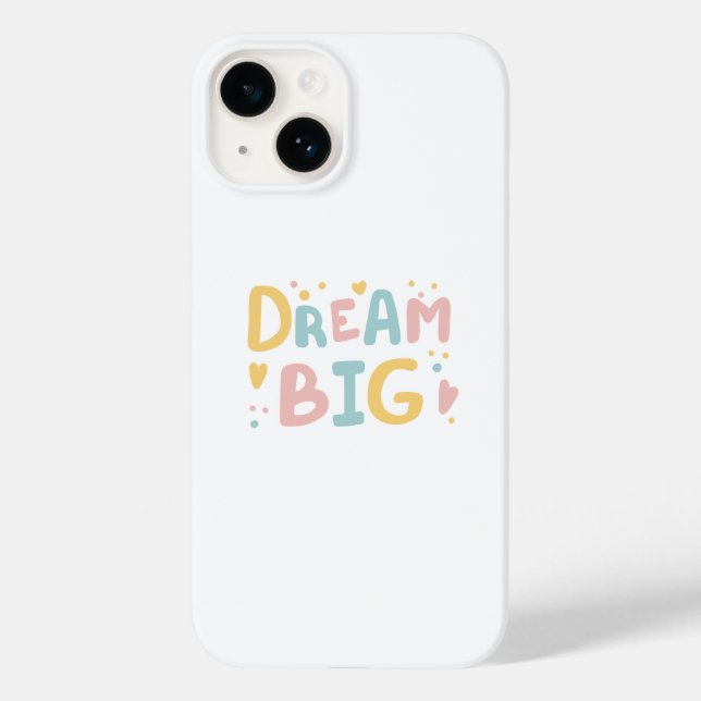 Coques Case-Mate iPhone Dream Big Pastel Hearts (Verso)