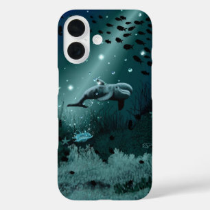 Coque Pour iPhone 16 Dream dauphin