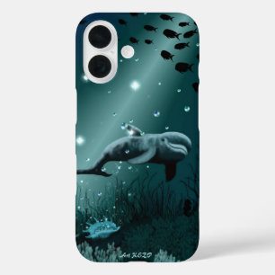 Coque Pour iPhone 16 Dream dauphin