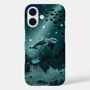 Coque Pour iPhone 16 Dream dauphin