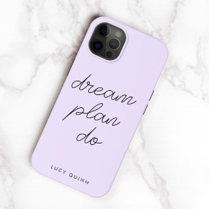 Coque Case-Mate iPhone Dream Plan Do Pastel Lilac Purple Modern Feminine