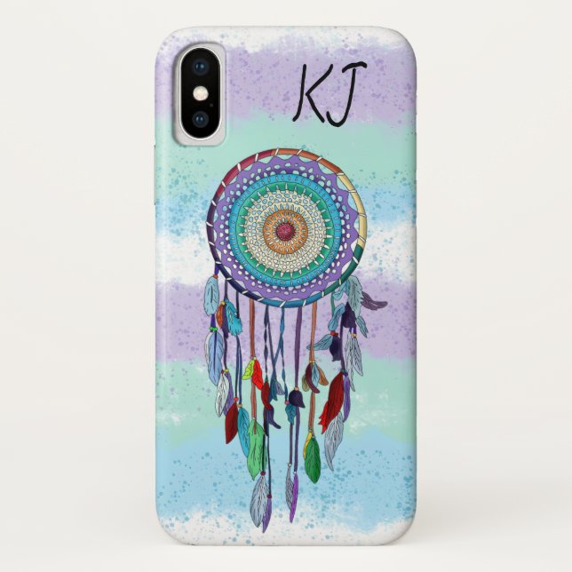 Coques Case-Mate iPhone Dreamcatcher coloré personnalisé (Dos)