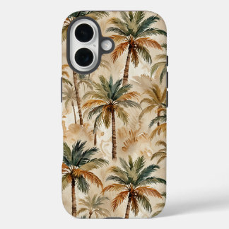 Coque Pour iPhone 16 Dreamy Coconut Palm Grove