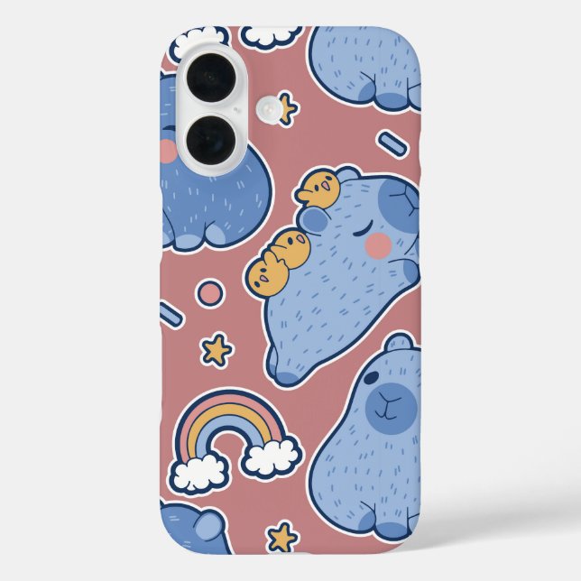 Coques Case-Mate iPhone Dreamy Nap Squad Capybara (Verso)
