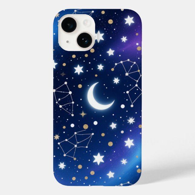 Coques Case-Mate iPhone Dreamy Starry Night Sky - Celestial C (Verso)