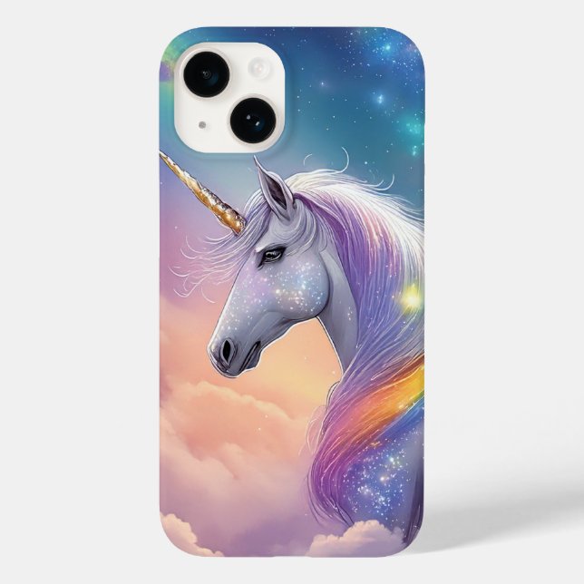 Coques Case-Mate iPhone Dreamy Unicorn Parties scintillant Pastel Galaxy N (Verso)