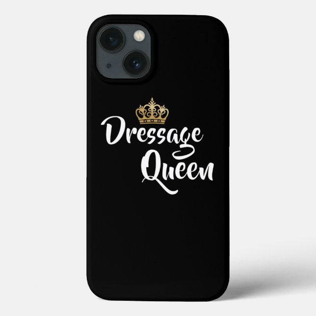Coques Case-Mate iPhone Dressage Queen Equestrier Pour Cheval (Verso)