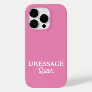 Coque Case-Mate iPhone Dressage Queen mignon rose Script équestre