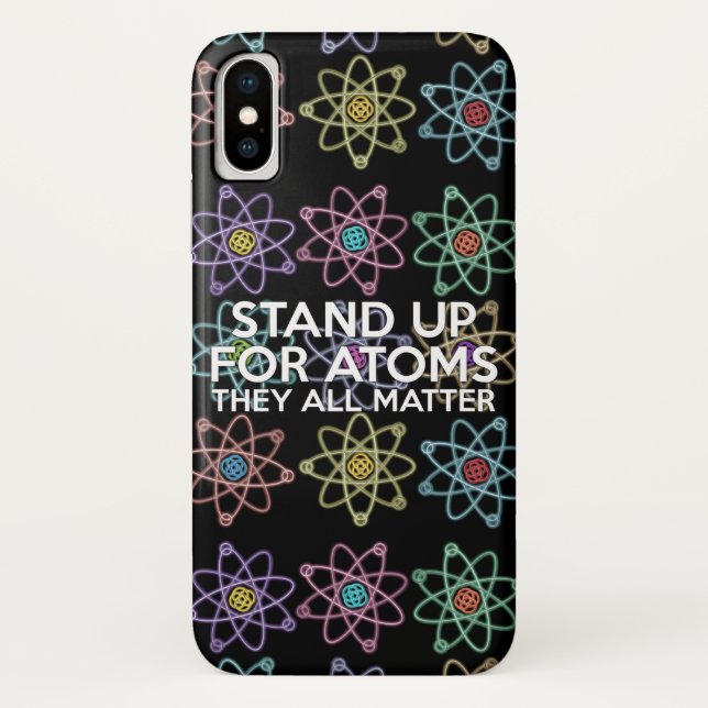 Coques Case-Mate iPhone DRESSÉ POUR LES ATOMES Science (Dos)
