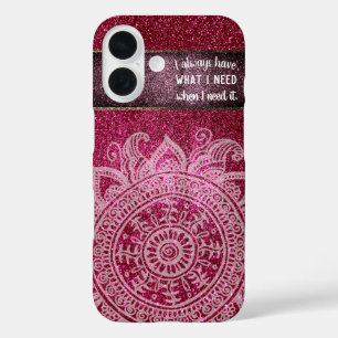 Coque Pour iPhone 16 Droit De Citation Inspirationnel De L'Attraction M