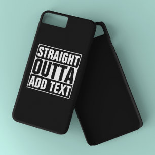Coque Case-Mate Pour iPhone DROIT OUTTA - ajoutez votre texte ici/créez votre