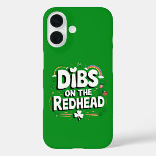 Coque Pour iPhone 16 Droit sur la rousse drôle de la Saint-Patrick