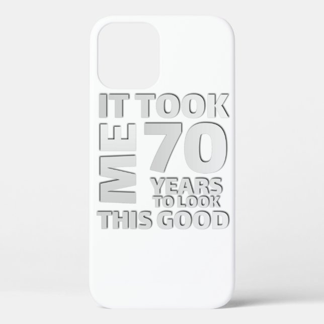 Coques Case-Mate iPhone Drôle 70 ans disant citation (Verso)