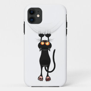 Coques Pour iPhone Drôle Accrocher sur le chat