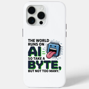 Coque Case-Mate iPhone Drôle AI Byte Citation - Geek technique Humour