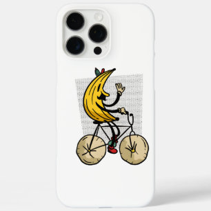 Coque iPhone 16 Pro Max Drôle Banana Biker Design de dessin
