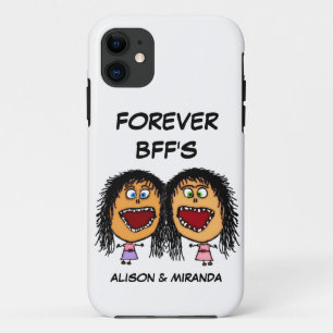 Coques Pour iPhone Drôle Cartoon Best Friends BFF's
