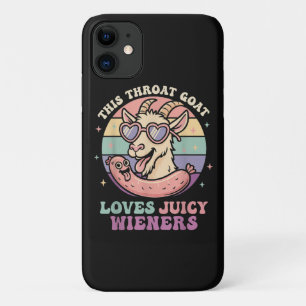 Case-Mate iPhone Case Drôle Ce Bouc de Gorge Aime les Saucisses Juteuses